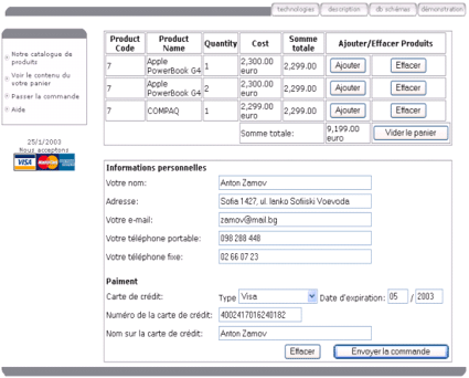 credit card number example. for credit card number